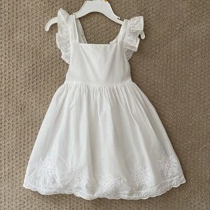 Osh Kosh White Summer Dress, girls 2T